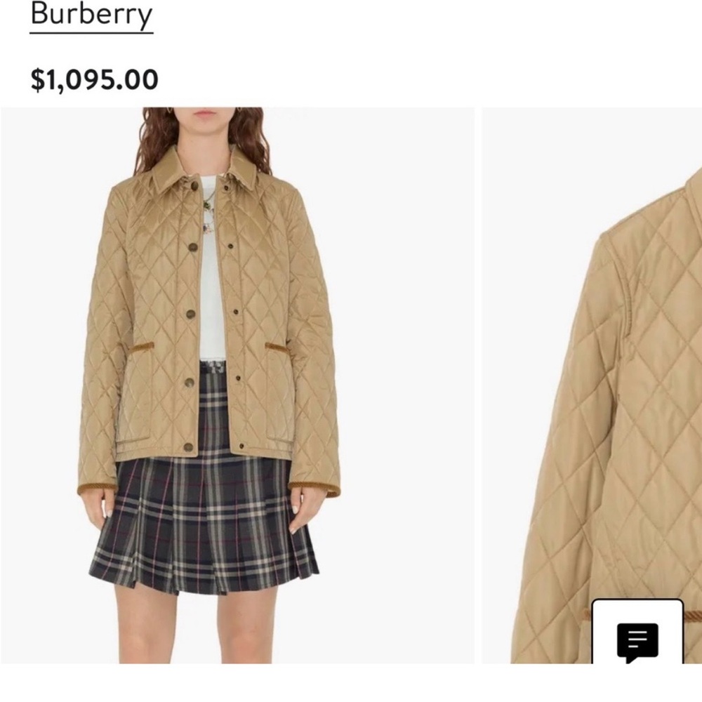 Burberry Plaid Quilted Jacket - image 3